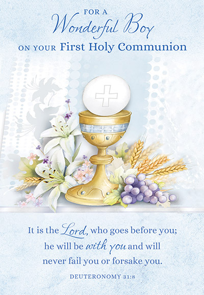 First Holy Communion Card Special Wishes On Your First Holy Communion