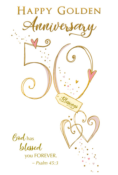 50th Anniversary Card Verses Hallmark Golden Anniversary Card - 50th  Wedding Anniversary Greeting Card With Sparkly Design Anniversary Card For  Husband, image size:1358x2008