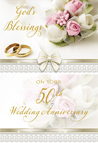 Greetings of Faith Greeting Cards Wedding Anniversary, Religious
